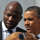Reggie Love and President Obama (Nicholas Kamm/Getty Images)